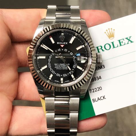 rolex black sky dweller